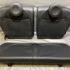 2012-2017 Fiat 500 Abarth Black Leather Rear Seat Set / Red Stitching / F5022 img 7527 54024.1745850896.jpg